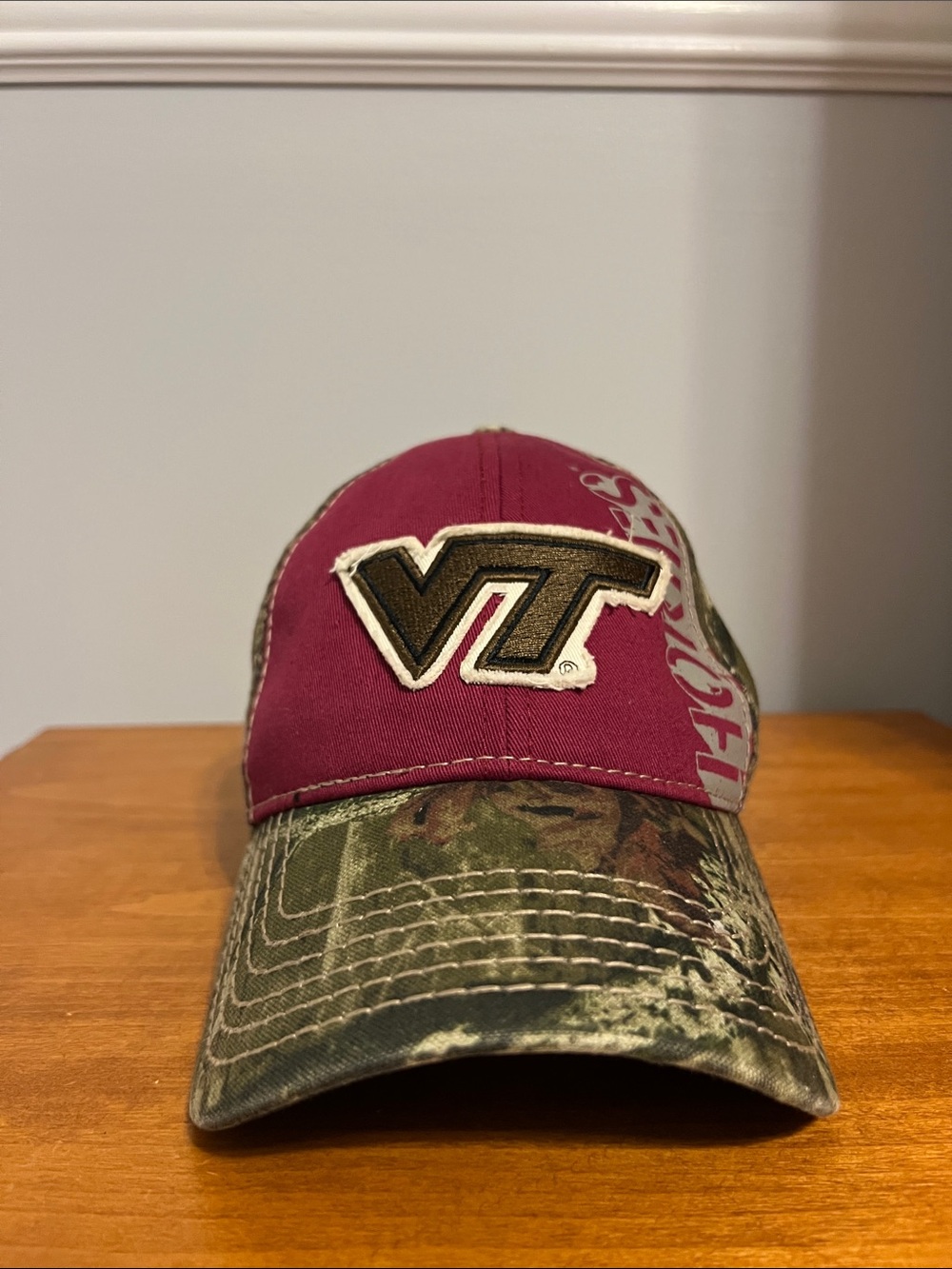 Virginia Tech Camo Baseball Cap - Picture 2 of 6